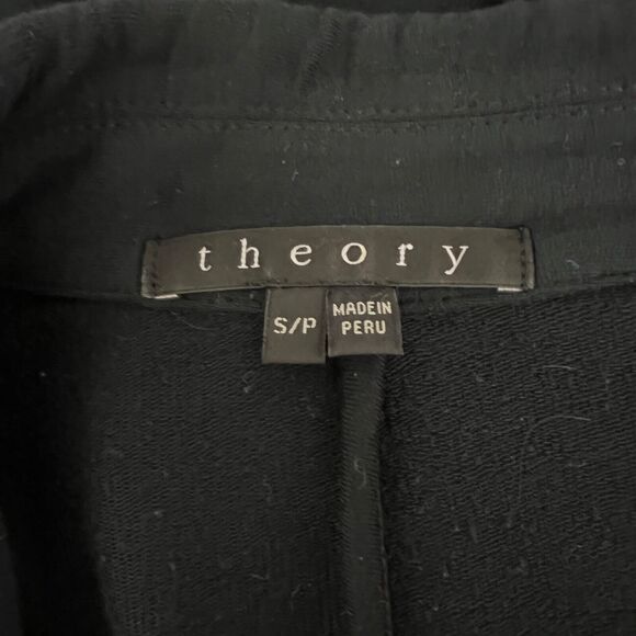Theory Womens Single Button Modal Blazer Jacket Size Small Black - Picture 8 of 9